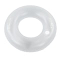 Miniatyrbilde 7 av 8: LED oppblåsbar badedring med 2 håndtak Transparent badedring med fargerikt LED-lys for bassengleker for barn