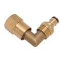 Miniatyrbilde 2 av 8: Slangealbuekobling Messing 3/4 tommer innvendig gjenger Universal Rotasjonsrør Albue Adapter God tetningsnippelsett for vanning