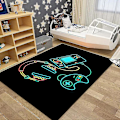 Miniatyrbillede 1 af 5: Spilkontrol Arealægge - Skridsikker Gulvmatte - Soveværelse Indendørs Udendørs Børnelegematte - 40x60cm - Stil 11