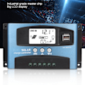Miniatyrbillede 8 af 8: MPPT 60A Solcelleladningsregulator Dobbelt USB LCD-skærm 12V 24V