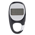Miniatyrbillede 2 af 8: Walking Stegrækker Multifunktionel Memory Clip On Trin Tæller til Rejser Bjergbestigning Sport Sort