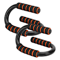 Miniatyrbilde 3 av 8: 1 par/sett S-type Push Up-stativ Kroppsbygging Fitness Push-up-stenger med skum polstrede grep