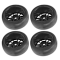 Miniatyrbilde 4 av 8: 4 stk RC gummihjul Dekkslicks 65mm Dia Passer for WPL D12 1/10 fjernkontroll lastebil
