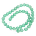 Miniatyrbilde 5 av 8: 10 mm Smykker DIY Rund Perle Utsøkt Elegant Natursten Perle for Armbånd Halskjede Laging Grønn Blå