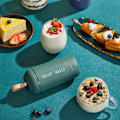 Miniatyrbilde 7 av 8: Multifunksjonell helautomatisk mini bærbar yoghurtmaskin USB-ladbare yoghurtmaskin (grønn)