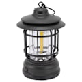 Miniatyrbillede 2 af 8: Camping Lygte Bærbar Udendørs LED Campingtelt Lygte Multifunktionel Retro Hængende COB Nødlygte Sort