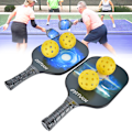 Miniatyrbild 5 av 8: Professionell kolfiber utomhussport bärbar pickleball paddelracket Optimal bollkontroll