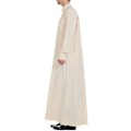 Miniatyrbilde 2 av 5: Lang beige Thobe-kaftan-kjole for muslimske menn