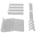 Miniatyrbild 5 av 8: Transparent Turtle Basking Platform Akryl Justerbar Suspension Multipurpose Aquatic Basking Platform för Reptile S