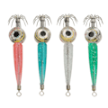 Miniatyrbilde 6 av 8: 4 stk LED Fiske Lures Lys Gløder i Mørket Under Vann Fiske Lures Lys undervannslampe med krok