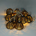 Miniatyrbillede 5 af 8: 10 stk Rottinglamper Lysstreng LED Rottingkugler Fairy Lights Bryllup Hjemindretning