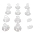 Miniatyrbilde 6 av 8: 10 stk Brystpumpeflensinnlegg Bærbar Brystpumpe Silikonflens med Andenebbventil 13 mm 15 mm 17 mm 19 mm 21 mm