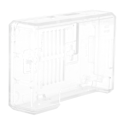 Miniatyrbillede 4 af 8: Skalskyddende Frosted Box Case Cover ABS til Raspberry Pi 3B 3B+ D-Style med skruer (Transparent)