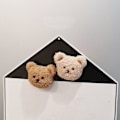 Pikkukuva 8 / 8: Plush-karhu jääkaappimagneetti Kumimagneetti Pehmeä 3D-eläin Jääkaapin magneetti Keittiön koristelu Kahvi