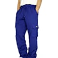 Miniatyrbilde 1 av 5: Kongeblå Herre Casual Cargo Sweatpants med Lommer for Vår og Sommer