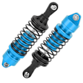 Pikkukuva 5 / 8: 2kpl 100 mm RC metalli-iskunvaimennin TRAXXAS SLASH 2WD RC -auton päivitysosiin, sininen