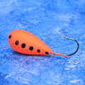 Miniatyrbild 7 av 8: Isfiskedrag Popper Hårt konstgjordt ägg Vevbete Single Sharp Hook Tackle18