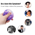 Miniatyrbillede 4 af 8: Børns Dekompression Klem Legetøj Transparent Vandperler Bold Sensorisk Klem Bold Legetøj