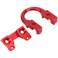 Miniatyrbillede 2 af 8: Aluminiumslegering D Loop Ring Skydning Compound Bue Release Buestreng Spænde Tilbehør Rød