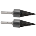 Miniatyrbild 6 av 8: 2st Twist Wood Splitter Wood Cone Punch Borr Split Tool Hardware 32mm