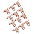 Miniatyrbild 8 av 8: 12st Curve C Nagelförlängningsklämmor Nagelklämma Filklämma NagelkonsttillbehörRose Gold