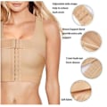 Miniatyrbillede 3 af 5: Sports-BH til kvinder med frontlukning og justerbar bryststøtte til efter operation og shapewear