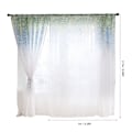 Miniatyrbillede 6 af 8: Vinduegardinkappe i polyester Voile soveværelse Stueindretning (blå)