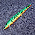 Pikkukuva 7 / 8: Y176 23cm/46g Vedenalainen Kirkasväriinen Moninivelinen Elävä Teko-Uistin Kalastusväline Swimbait Accessory3#