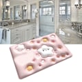 Miniatyrbild 6 av 8: Kiselgur Golvmatta 3D Visual Vattenabsorberande Snabbtorkande Golvmatta för Badrum H5