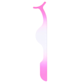 Miniatyrbillede 1 af 8: Rustfrit stål falske øjenvipper Applikator Bærbar falske øjenvipper Pincet Clip Makeup ToolGradient Rose Red