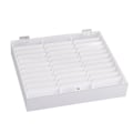 Miniatyrbillede 2 af 8: Neglekunst Dekorationsbeholder Tomme Spikspidser Opbevaringsboks Falsk Negle Display Case (Hvid)