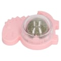 Miniatyrbild 3 av 8: Catnip Ball 360 graders roterbar tristessavlastning självhäftande vägg Katt slickande boll för inomhus rosa