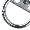 Miniatyrbillede 7 af 8: Bindestang Plade Rustfri Belægning Metal Hestbindningsring til Hestestald og Staldbad