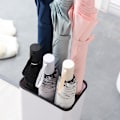 Miniatyrbilde 6 av 8: Paraplystativ med Avtakbar Vannbrett Behagelig Paraplyoppbevaring for Hotellobby Svart