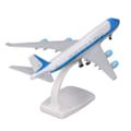 Miniatyrbild 4 av 8: 7,9 tum 747-400 plan modell med stativ Legering Flygplansmodell Realistisk utsökt plan leksak för dekoration