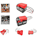 Miniatyrbillede 3 af 5: Milwaukee M18 XC 18V Batteriadapter til Dock Power med 2 Ledningsudgange