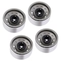Miniatyrbilde 7 av 8: 4 stk metall 1,9 tommers hjulfelger 10 firkantet hull nav for AXIAL SCX10 1/10 RC klatring CartTitanium Farge
