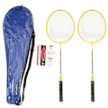 Pikkukuva 5 / 8: Badmintonmailat Rauta-seos Kevyet Badmintonmailat 3 Pallon kanssa Aloittelijoille Opiskelijoiden Harjoitteluun Keltainen