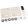 Miniatyrbilde 2 av 8: Elektrisk modellbyggebiler DIY-konstruksjonsbiler Lekebiler Tre Mekaniske modellbiler Kit DIY STEM-leker