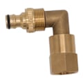 Miniatyrbilde 7 av 8: Slangealbuekobling Messing 3/4 tommer innvendig gjenger Universal Rotasjonsrør Albue Adapter God tetningsnippelsett for vanning