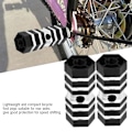 Miniatyrbillede 7 af 8: Bagakselpinde Cykelpinde i Aluminiumlegering BMX-pinde (sorte)