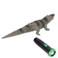 Miniatyrbild 6 av 8: RC Crocodilian Toys Innovativ infraröd ljussensor Ljudeffekter Fjärrkontroll Simulering Crocodilian Model för vuxna
