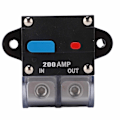 Miniatyrbillede 1 af 8: 12-42 VDC Heavy Duty Bil Auto Reset Inline Kredsløbsafbryder Selvgenoprettende Sikring (200A)