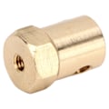 Miniatyrbillede 8 af 8: Hexakobling 6mm messing fleksibel koblingsled til RC bildæk Aksel 10 stk
