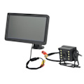 Miniatyrbilde 6 av 8: 7 tommers bakspeilmonitor med 8 lyskamerasett IP66 vanntett nattvisjon universell for varebil lastebil bobil SUV
