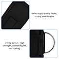 Miniatyrbillede 3 af 8: Ankelrem Ben Styrketræning Vægtbærende Power Strap Fodring til fitness (sort)