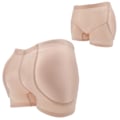 Miniatyrbillede 8 af 8: Bløde åndbare Hip-løfttrusser Butt Lifter Kvinder Polstrede Butt Body Shaping Underwear Hudfarve L
