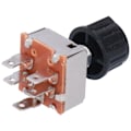 Miniatyrbilde 4 av 8: Universal roterende AC AIR Conditioning 4-trinns viftebryter erstatning for Freightliner INM2G754A
