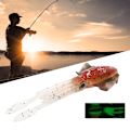 Miniatyrbillede 5 af 8: PVC Kunstig Blæksprutte Simulering Blød Jig Form Lysende Lure Fiske Agns Fiskegrej