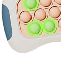 Miniatyrbillede 7 af 8: Quick Push Bubbles Legetøj Pædagogisk Dekompression Lys Op Pop Puslespil Legetøj til Voksne Børn Ældre Mørk Himmelblå